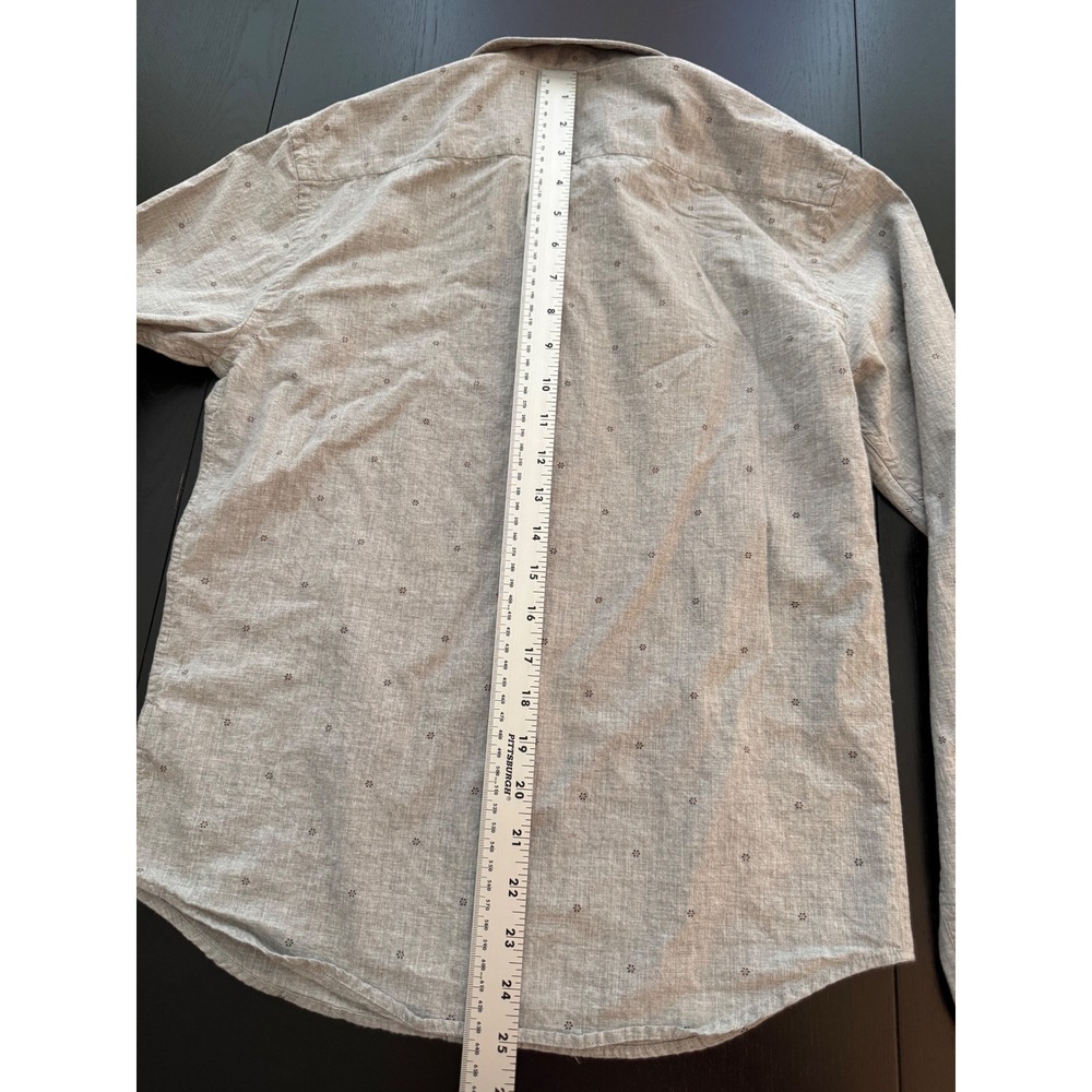 UNTUCKit Slim Fit Button Down Shirt Womens XS (0-2) Gray Business Casual Career - Picture 11 of 13